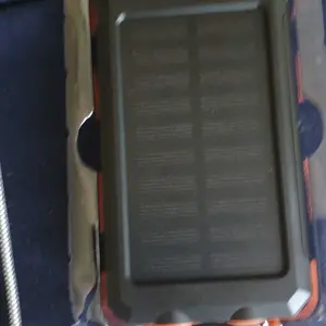Portable Solar Mobile Phone Charger, Camping External Battery Charger For Mobile Phones, 2 USB/ LED Flashlights With Compass For Outdoor Activities, Portable Solar Power Bank