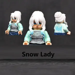 New Shy Snow Woman and the Cursed Ring Building Blocks Mini Action Figure Toys