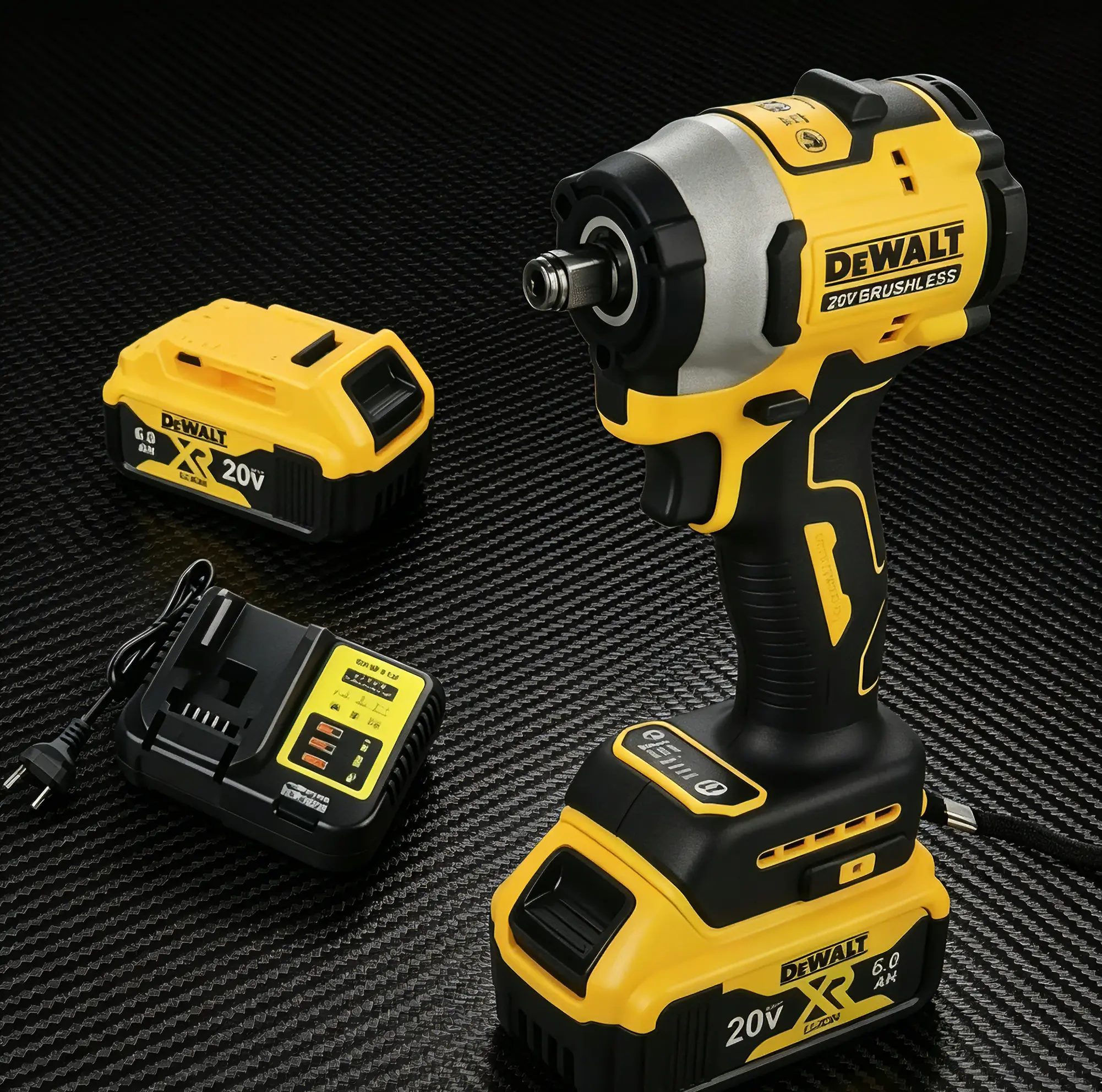 DEWALT DCF850 pro max 20V Cordless Impact Wrench | High Torque Power Tool | Rechargeable Lithium Battery | Heavy-Duty Electric Wrench for Auto & Construction