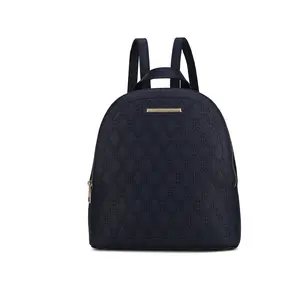 MKF Collection Sloane Backpack with Adjustable Straps and Zippered Top, Durable Design for Everyday Use