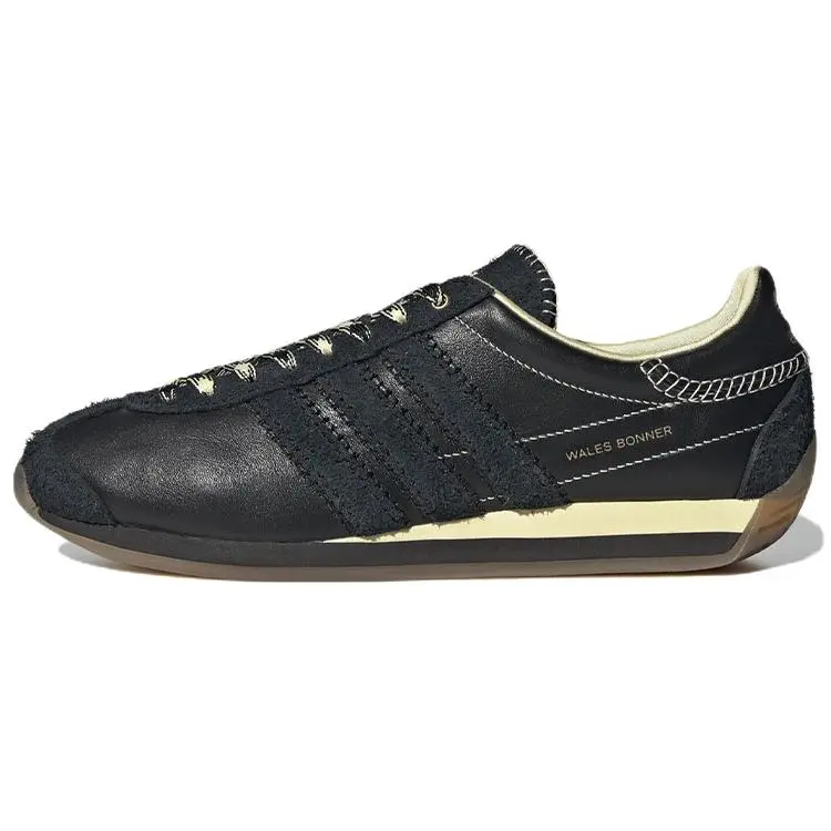 Adidas Wales Bonner X Country Black Easy Yellow' Retro Comfort Lightweight Sneakers Unisex GY1702