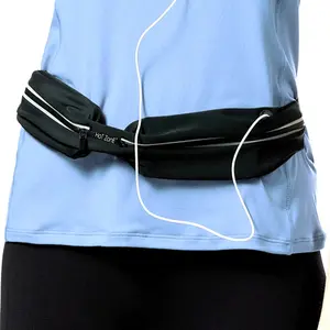 Outdoor sports Lightweight elastic Lycra waterproof close-fitting invisible double bag, fitness running fanny pack