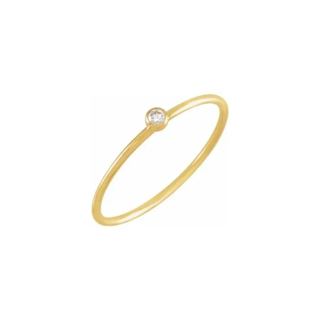 Stackable Diamond Ring