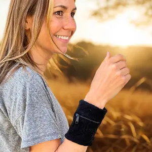 1 Pocket Sweatband Wrist Wallet