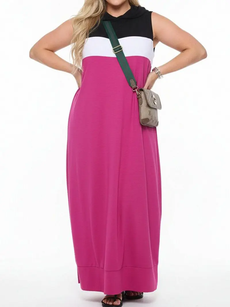 strapless open back dress Lily Pond Striped Pleated Sleeveless Dress