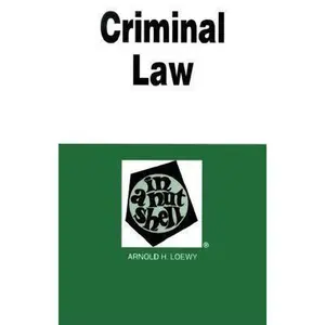 USED Book - Criminal Law in a Nutshell (Nutshell Series) by Arnold H. Loewy (Paperback) - english