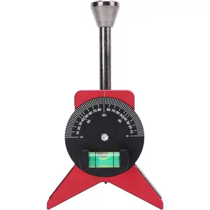 Pipe Center Finder, Pipefitter Tools Magnetic Centering Head, 2.75 Y Type Pipe Fitting Tools Adjustable Dial Bubble Protractor to Measure Pipe Diameter from 1-1/2 to 6