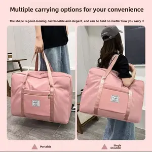 Portable travel bag, duffel bag, large-capacity storage bag, waterproof maternity bag, packing, moving luggage, travel storage bag.