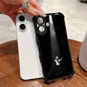 European & American Jazz Pop Funk B-Bruno Phone Case for iPhone 16, 16e, 15, 14, 13, 12 Mini, 11 Pro Max, X, XR, XS Max, 8, 7 Plus – Electroplated Edge, Anti-Drop Transparent Back Cover with Luxury Semi-Transparent Design