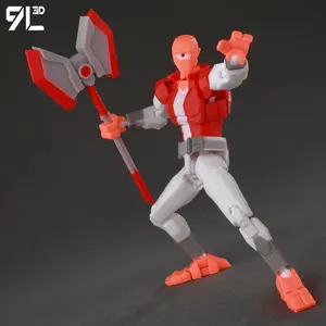2026 new 9L3D Printed Invincible Toy Action Figures Anime Model Lucky Dummy13 Superheroes One-Eyed Allen Multi-Jointed Toy Ornaments Gift