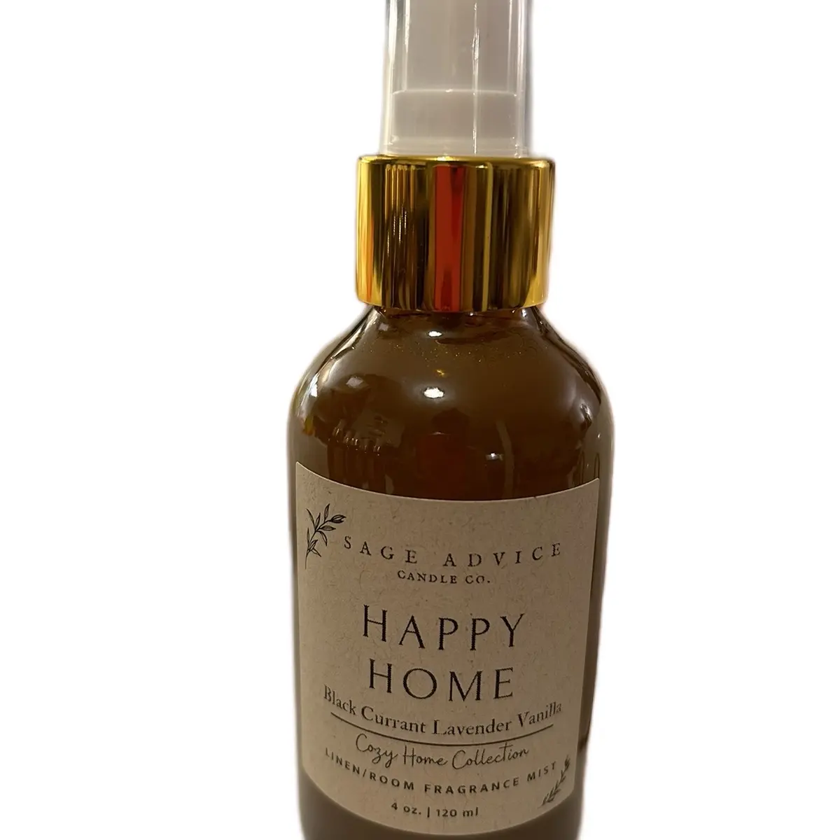 Room and Fabric Spray: Happy Home (Black Currant Lavender Vanilla) Gift Perfume Flower Fragrance Freshener Scented Scent Floral Aroma