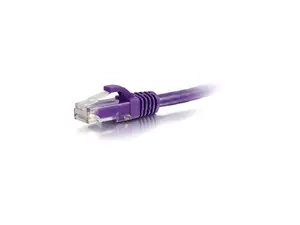 C2G 04032 Cat6 Cable - Snagless Unshielded Ethernet Network Patch Cable, Purple (20 Feet, 6.09 Meters)
