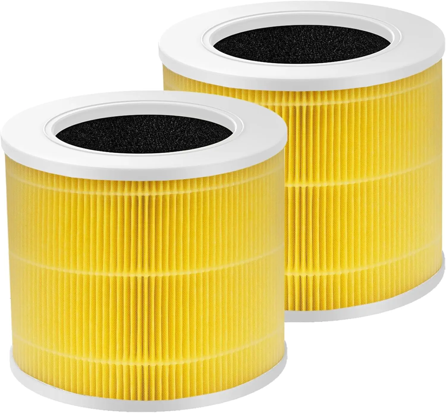3-in-1 H13 Rating High Efficiency HEPA Filter, Allergen Removal Replacement for LEVOIT Core Mini/P Air Purifiers, Core Mini-RF, Yellow
