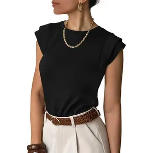 ANRABESS Business Casual Tops for Womens Cap Sleeve Summer Dressy Shirts 2026 Trendy Work Office Outfits Clothing ANRABESS Business Casual Tops for Womens Cap Sleeve Summer Dressy Shirts 2026 Trendy Work Office Outfits Clothing