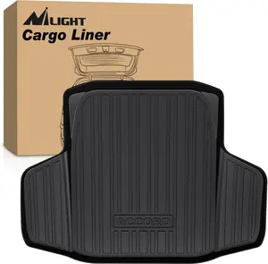 Nilight Cargo Mats for Honda Accord Sedan (Include Hybrid) 2023 2024,All Weather Protection Heavy Duty Cargo Liners Protector