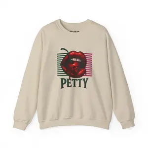 Skull Cherry Bite Unisex Sweatshirt, Gothic Lips Graphic Jumper, Dark Grunge Pullover, Alternative Streetwear Top, Halloween Clothing, Edgy