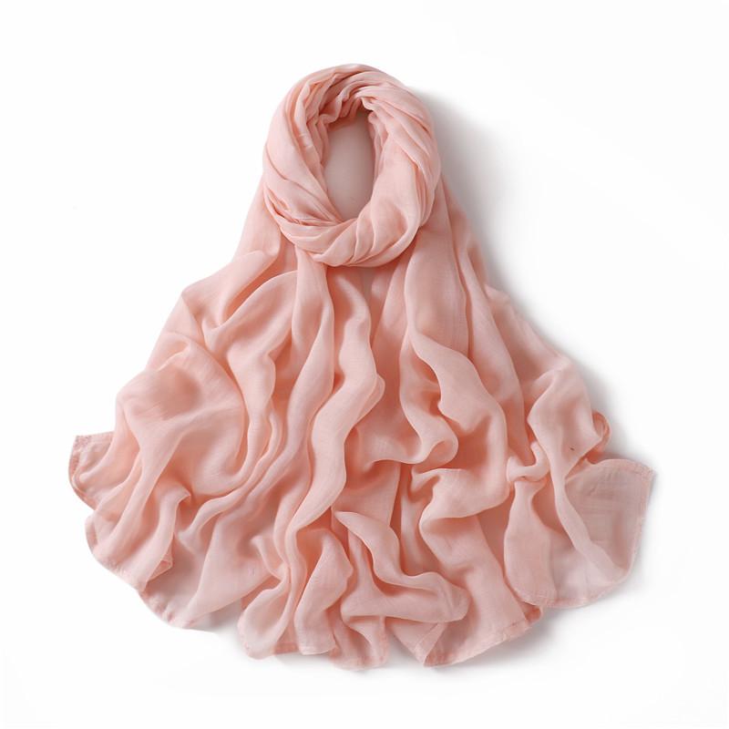 Modal Plain Hijab Scarf Rayon