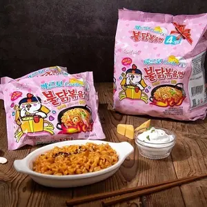 Buldak +instant noodles Spicy Creamy Food