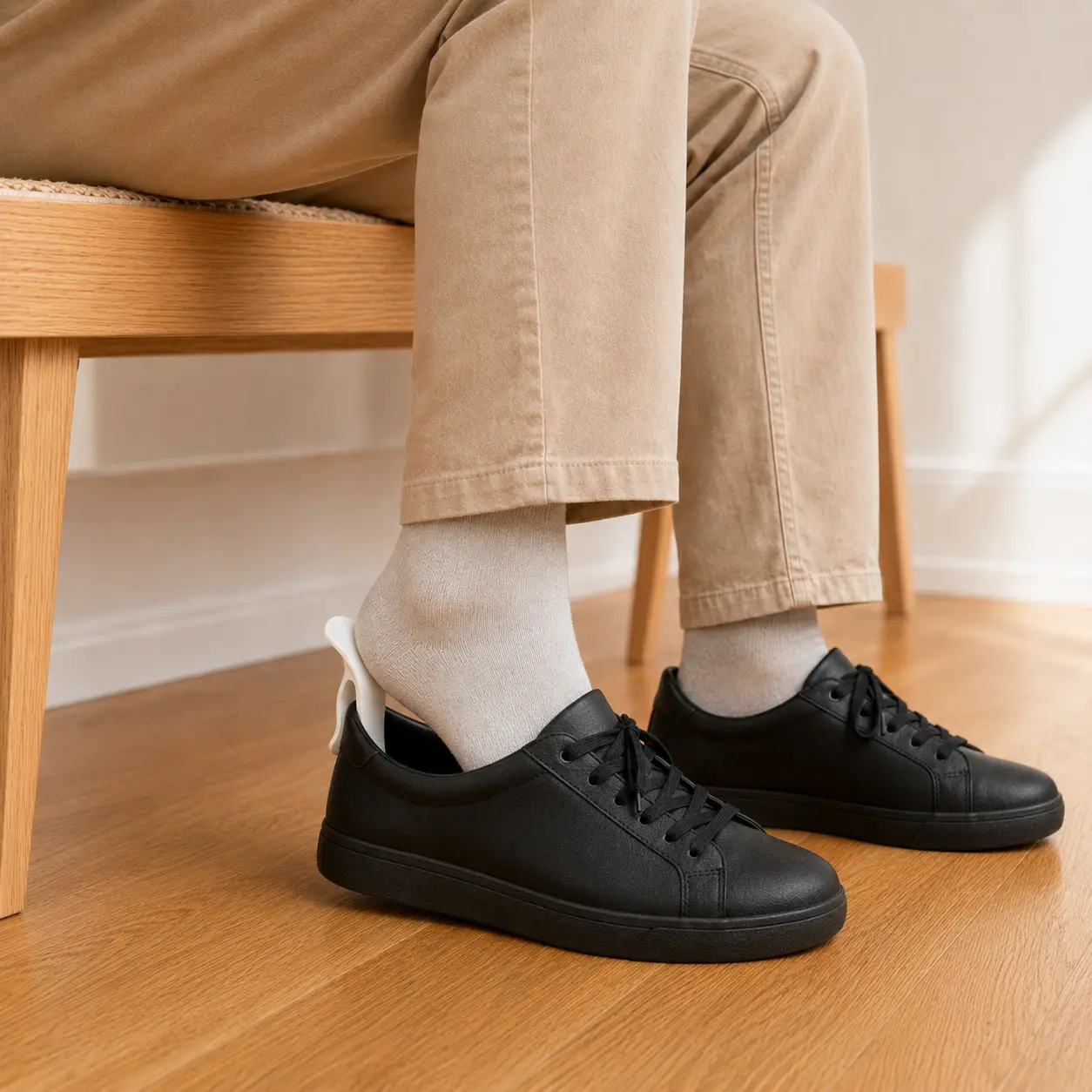Designer Shoe Horn & Wall Holder | SLIP.