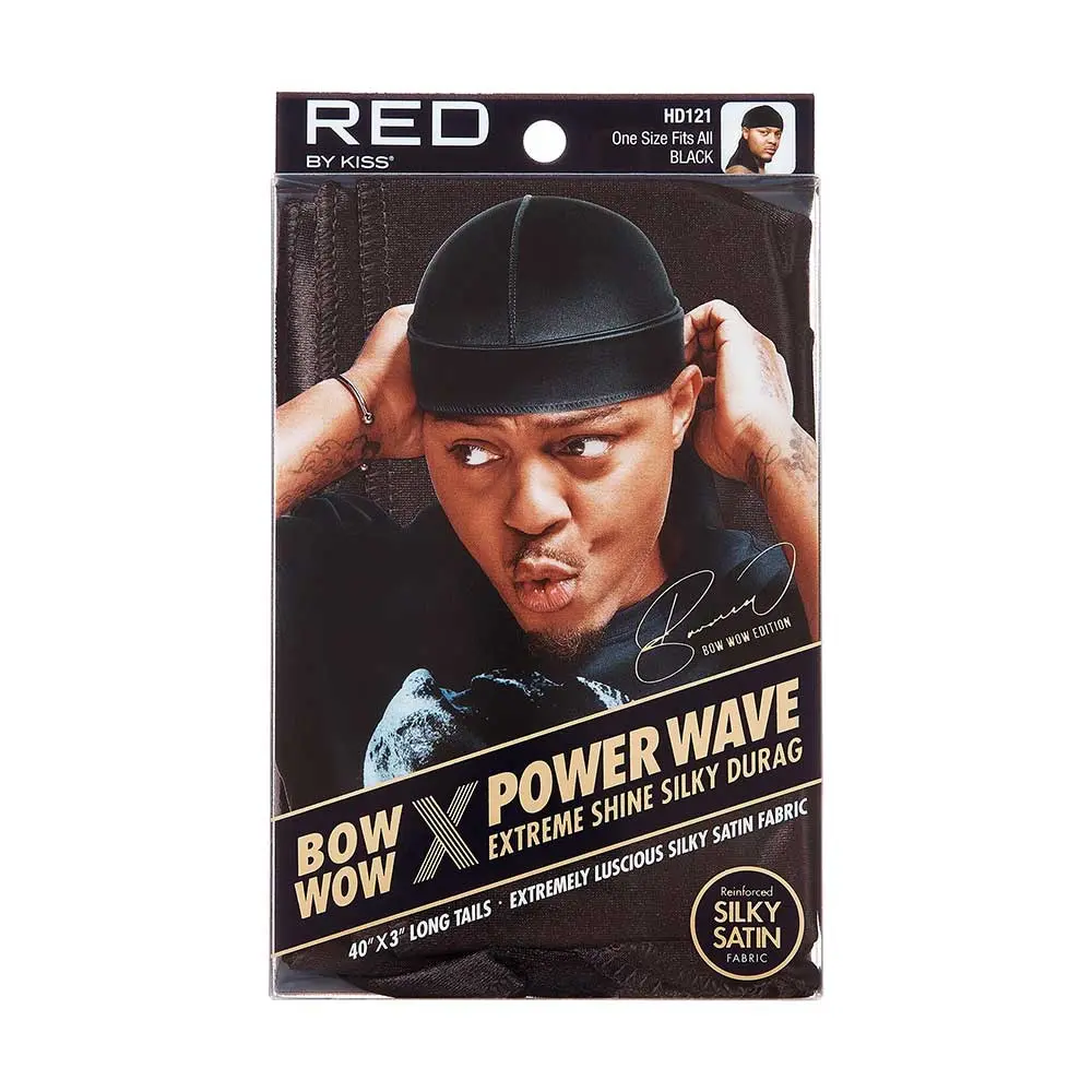 RED by KISS BOW WOW X Power Wave Extreme Shine Silky Durag