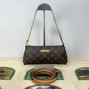 Pre-owned Louis Vuitton pvc Shoulder Bags Monogram Eva Shoulder Bag cj8018
