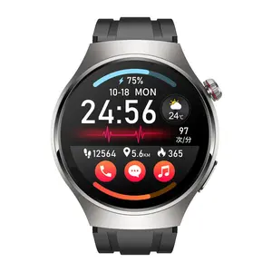 Smart Blood Sugar, Blood Lipid, Uric Acid Smartwatch with NFC, Bluetooth Calling, Heart Rate, Blood Pressure, Blood Oxygen Monitoring