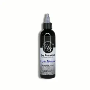 EMA Liquid Monomer 2 oz - Advanced EMA Monomer with UV Inhibitors, Color Stability, and Plasticizers for Enhanced Durability