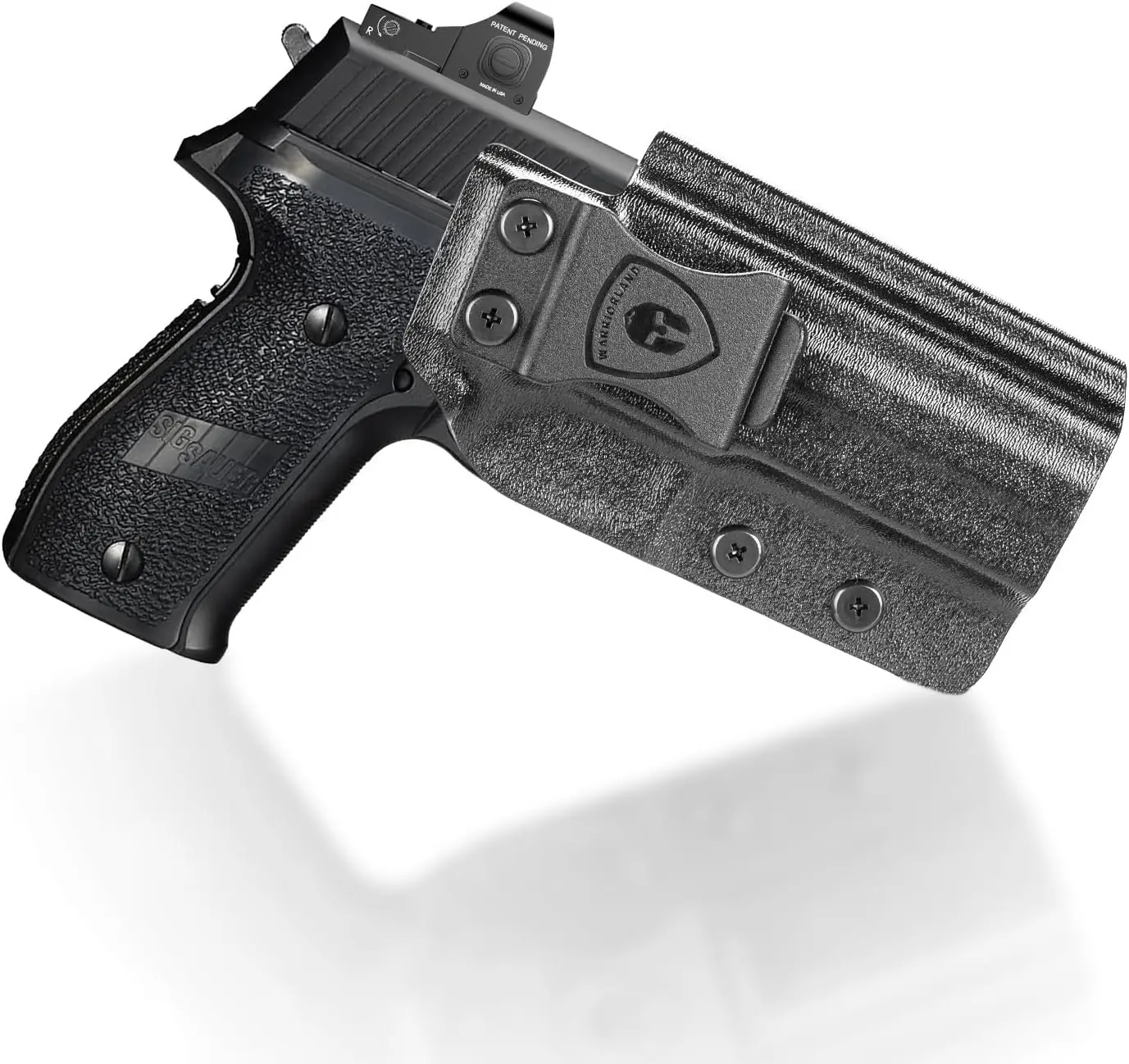 IWB Kydex Holster Optics Cut for P226 LEGION', Inside Waistband Appendix Concealed Carry Holster P226, Adj. Cant & Posi-Click Retention, Right Hand DealsforYouDays, Competition