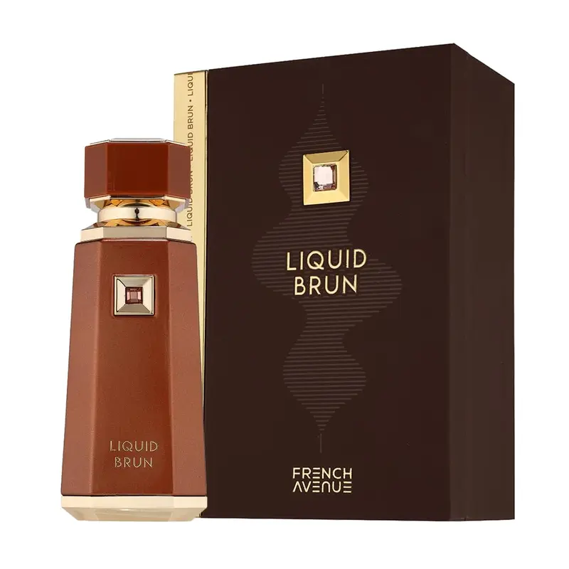 Fragrance World Liquid Brun Eau de Parfum Spray - 3.4 Oz Alcohol-Base Fragrance for Men, Single Bottle Men's Perfume Ideal for Spray on Skin