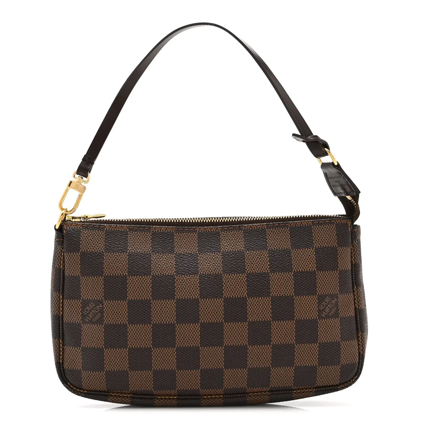 Pre-owned Louis Vuitton Damier Ebene Coated Canvas Small Leather Goods Damier Ebene Pochette Accessories