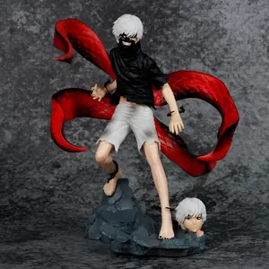 22cm Kaneki Ken Action Figure Anime Tokyo Ghoul PVC Figurines Toy Manga Model Garage Kits Animation GK Ornaments ACG Collection