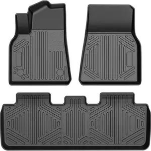 VEVOR Floor Mats Fits for Honda CR - V (Hybrid Models) 2017 - 2022, All Weather Protection, Custom Fit Car Floor Liners, Front 2nd Row