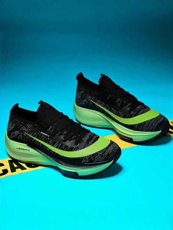 Unisex Letter & Striped Print Casual Breathable Sneakers, Air Sole Sneakers for Daily Wear, Versatile Athleisure Style, Fashionable Running Shoes Unisex Letter & Striped Print Casual Breathable Sneakers, Air Sole Sneakers for Daily Wear, Versatile Athleisure Style, Fashionable Running Shoes