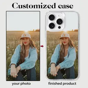 Aesthetic Custom Photo Case for iPhone11/12/13/14/15/16/ProMax, Upload Favorite Image, Magnetic Back, Lightweight & Anti-Scratch