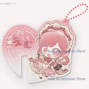 Anime Tenma Tsukasa Kamishiro Rui Kusanagi Nene Otori Emu Acrylic Keychain Student Schoolbag Pendant Pencil Case Keyring Gift