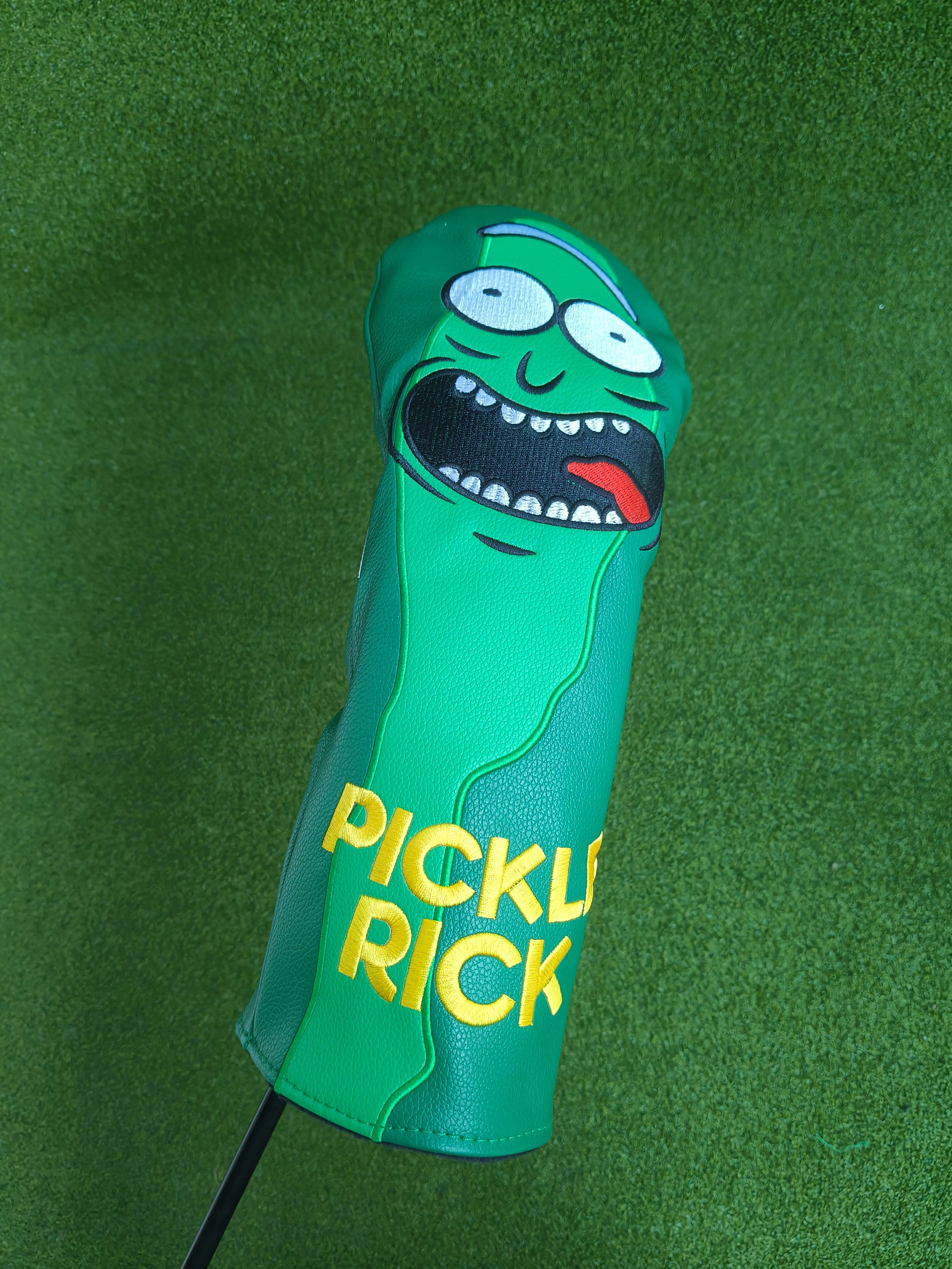 Pickle Rick Golf Driver Headcover | Meeseeks Unique Golf Head