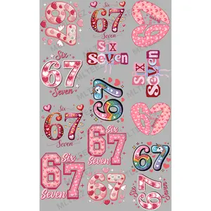 VALENTINE 67 YOUTH (1) PREMADE GANGSHEET - 22X36 DTF TRANSFERS - DIRECT TO FILM