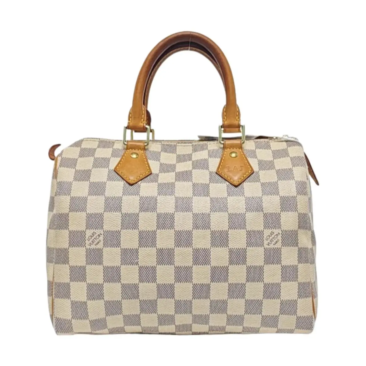 speedy 25 white damier with belt good condition