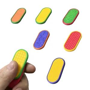 6-Piece Textured Stress Relief Stone Set, Anxiety-Reducing Stones for Relaxation & Psychological Recovery, Hand Massage Tool, Mental Health