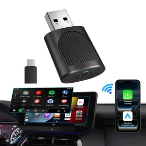 Wireless CarPlay Adapter for Apple iPhone/Android Convert Wired to Wireless Fast Connect No Delay Hands-Free Calling Electronic Charger CarPlay Adapter