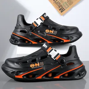 “ONE” Edition Techwear Sports Clogs | Men’s Cyberpunk Suspended Slides | Futuristic Sandals with Tactical Buckles