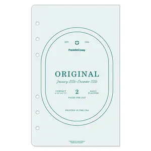 Franklin Planner Original Two Page Per Day Ring-bound Planner