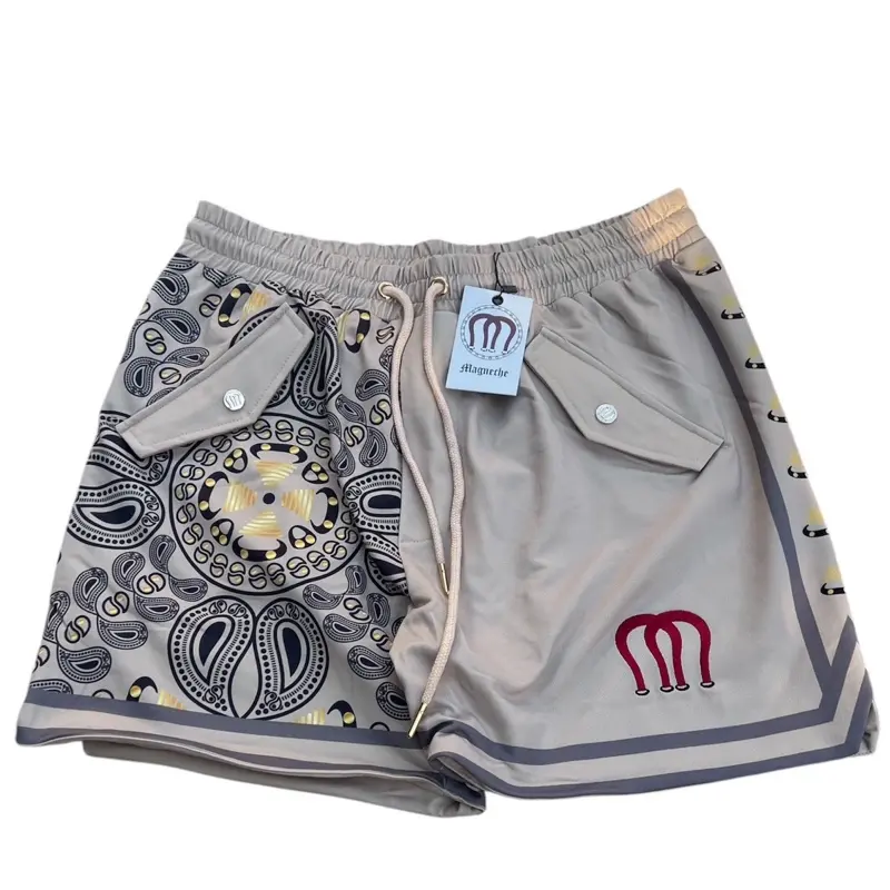 Magneche Bandana Short- Stone/Wood