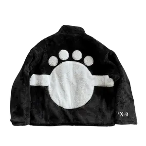 Kuma Jacket Inspried One-Piece Anime PX-0 Fitted Long Sleeve Winter Seasons with Unique Paw Print Design for Cozy Wear