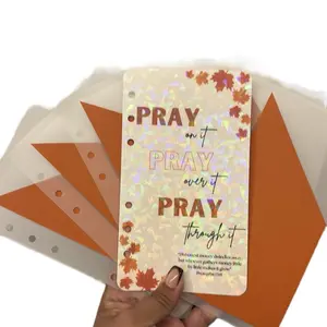 Fall theme a6 dashboard with cash envelopes