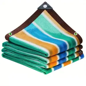 Breathable Sunshade Net, Durable Plastic Outdoor Sunshade Cloth, Shaded Canopy, Suitable for Terraces, Picnics, Carports, Gardens, Balconies, and Corridor Pergolas