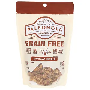 Paleonola \u2013 Grain Free Granola Vanilla Bean Flavor \u2013 Non-GMO, Grain, Soy, Gluten, Dairy Free \u2013 Low Carb Protein Snack For A Healthy Breakfast