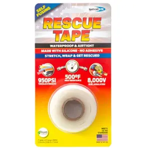 Seal It Services  Rescue Tape, Clear - 1 in. x 12 ft.