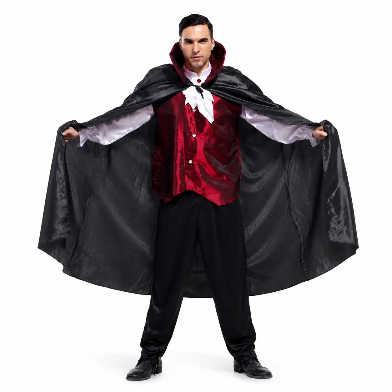 Men's Red Vest Vampire Halloween Costume