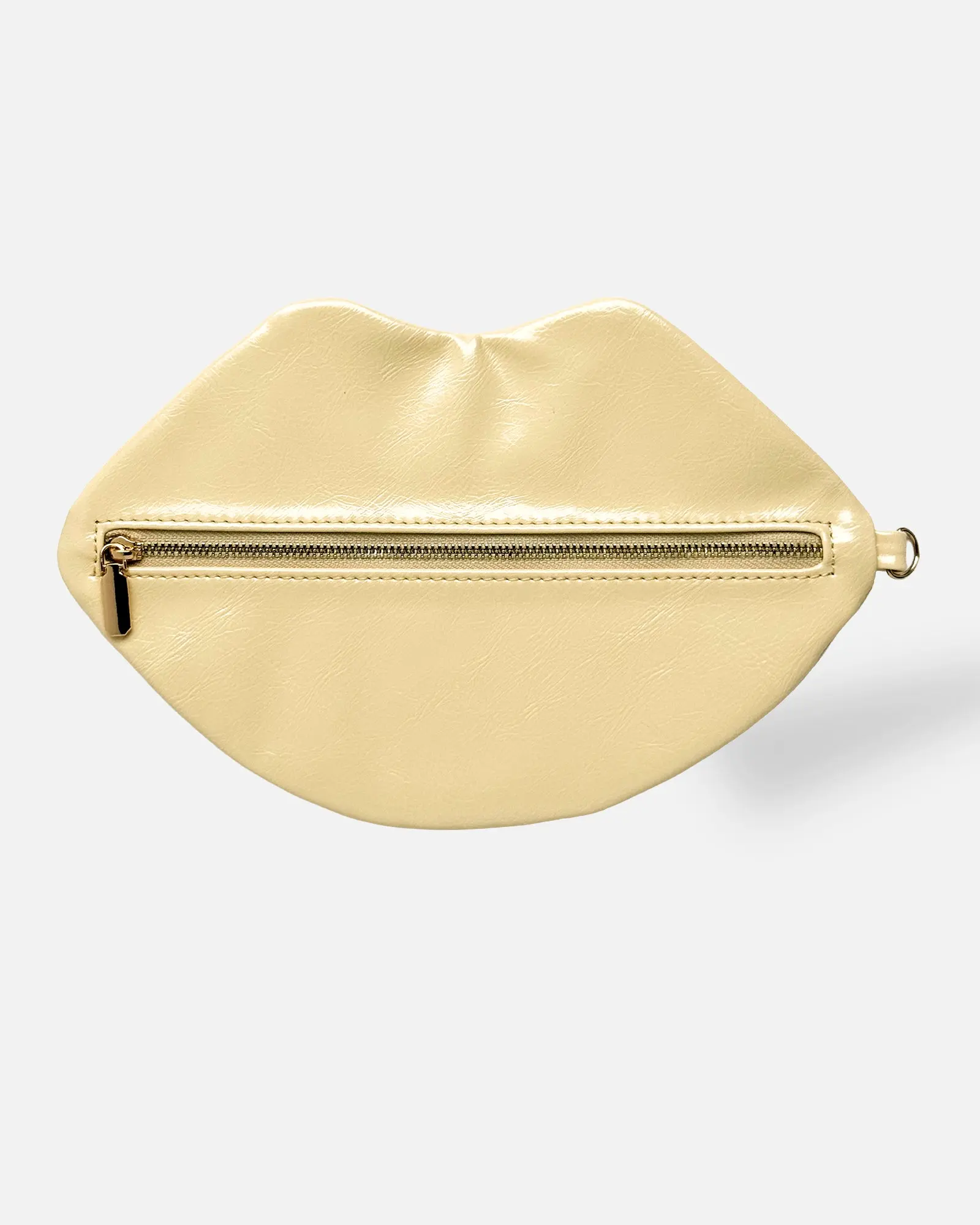 Chic Lip Shape Plain Functional Make-Up Lip Pouch, Canary Yellow On-The-Go Makeup Accessory for Luggage & Bags (Pouches Make-Up Bags Category), Bold, Collectible Color